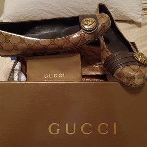 REAL GUCCI ballerina shoes- Size 39 1/2.
